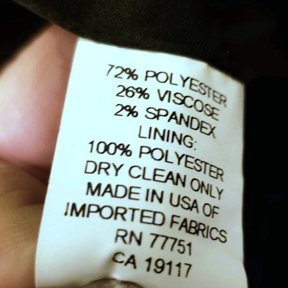 Vintage Betsey Johnson Black Peacoat Embroidered Sequin Dress Coat Jacket S 2 - Picture 16 of 16